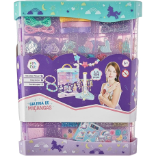 Conjunto De Atividades Galeria De Miçangas Multicor 1500 Peças
